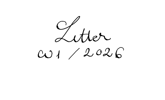 Letter: Happy New Year!